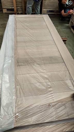 [123A5O520149SD308002000] ประตูเรดวู้ด โมนาลายหน้าบาน6 ร่องวี ขอบ 5 STANDARD 30x800x2000