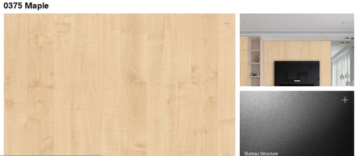 [391D01S2874K02520702800] LHDF E0 KronoDesign 0375 Maple 2.5x2070x2800
