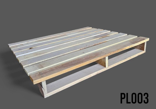 [40351J3Y010135141001200] พาเลทไม้ 3 คาน  2ทาง/PL003(140X1000X1200mm.)