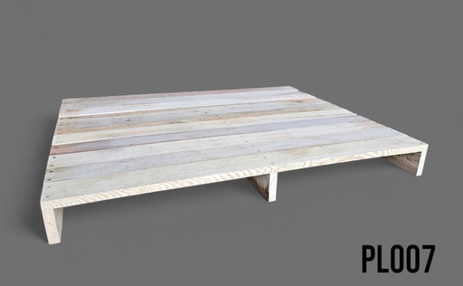 [40351J7Y010135121001200] พาเลทไม้ 3 คาน 2ทาง หน้าทึบ/PL007(120X1000X1200mm.)